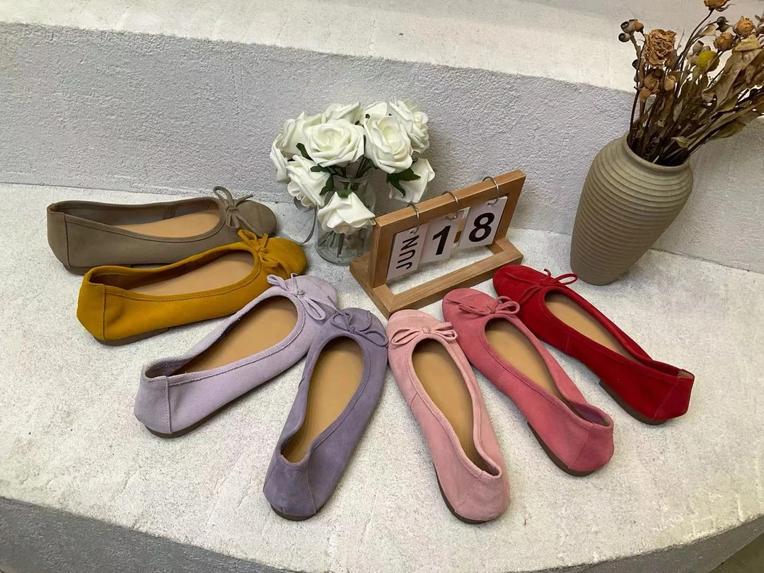 【黎贝卡】芭蕾舞经典百搭软底温柔气质女士单鞋2047-1