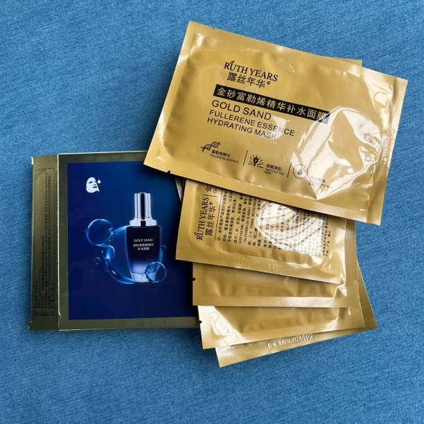 露丝年华金砂富勒烯精华补水面膜保湿滋润收缩毛孔抗衰老舒缓修护