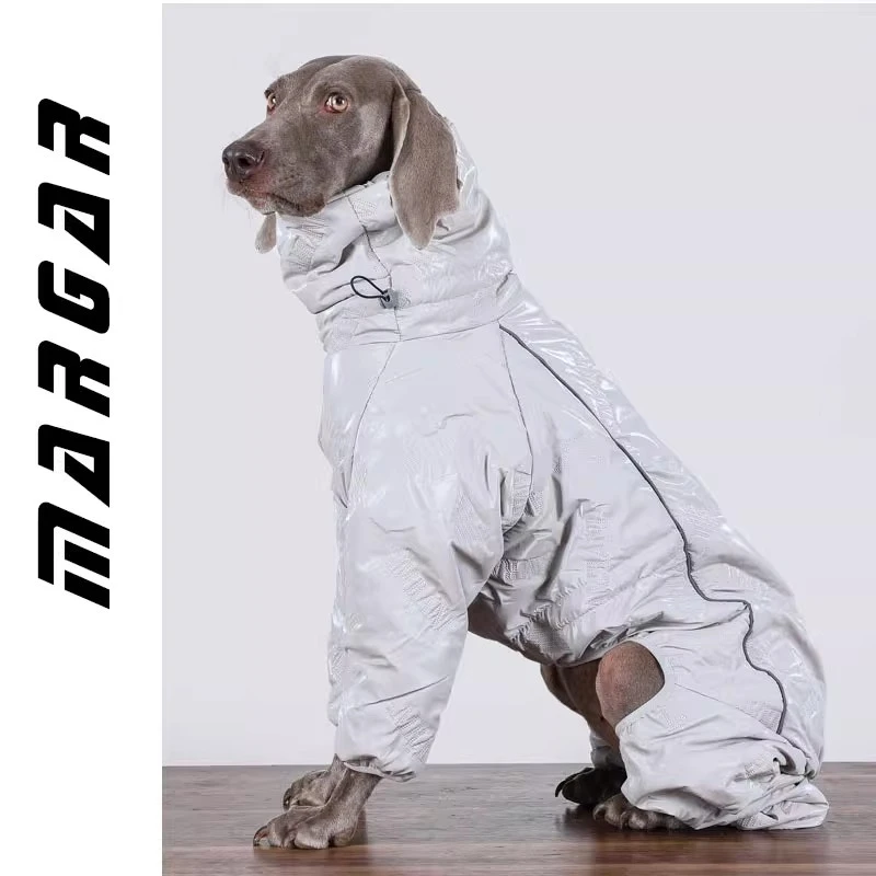 狗狗衣服大型犬秋冬保暖棉衣金毛拉布拉多帅气潮牌防掉毛加绒加厚