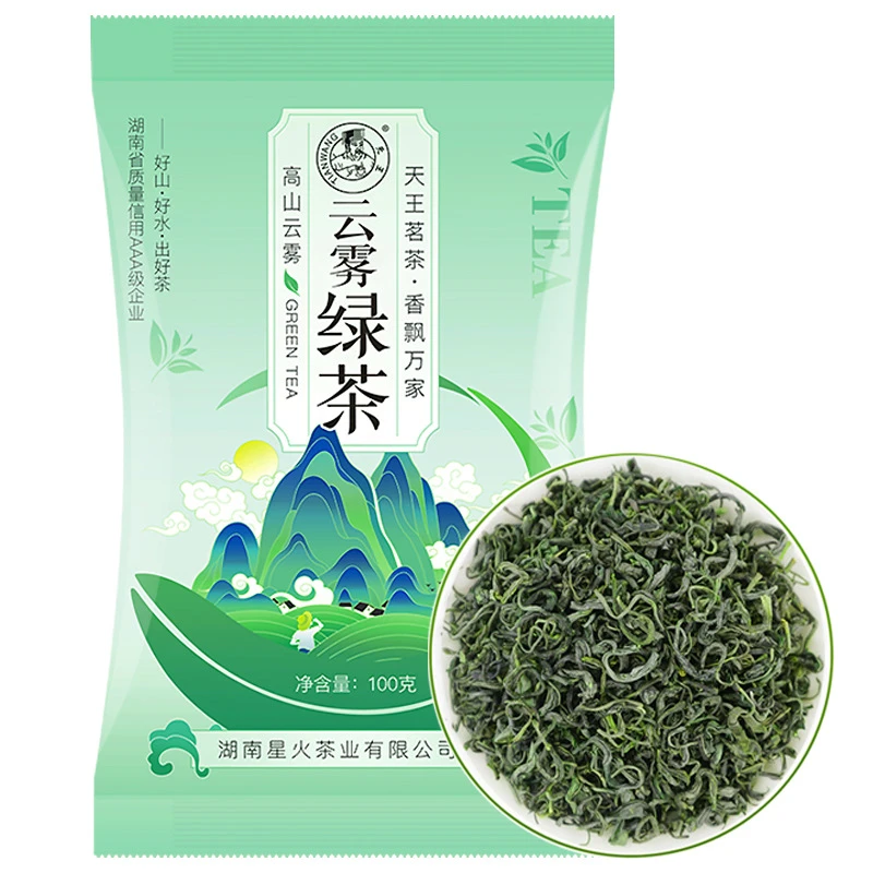 TIANWANG/天王云雾绿茶湖南春茶高山新茶浓香型栗香浓郁茶叶日照