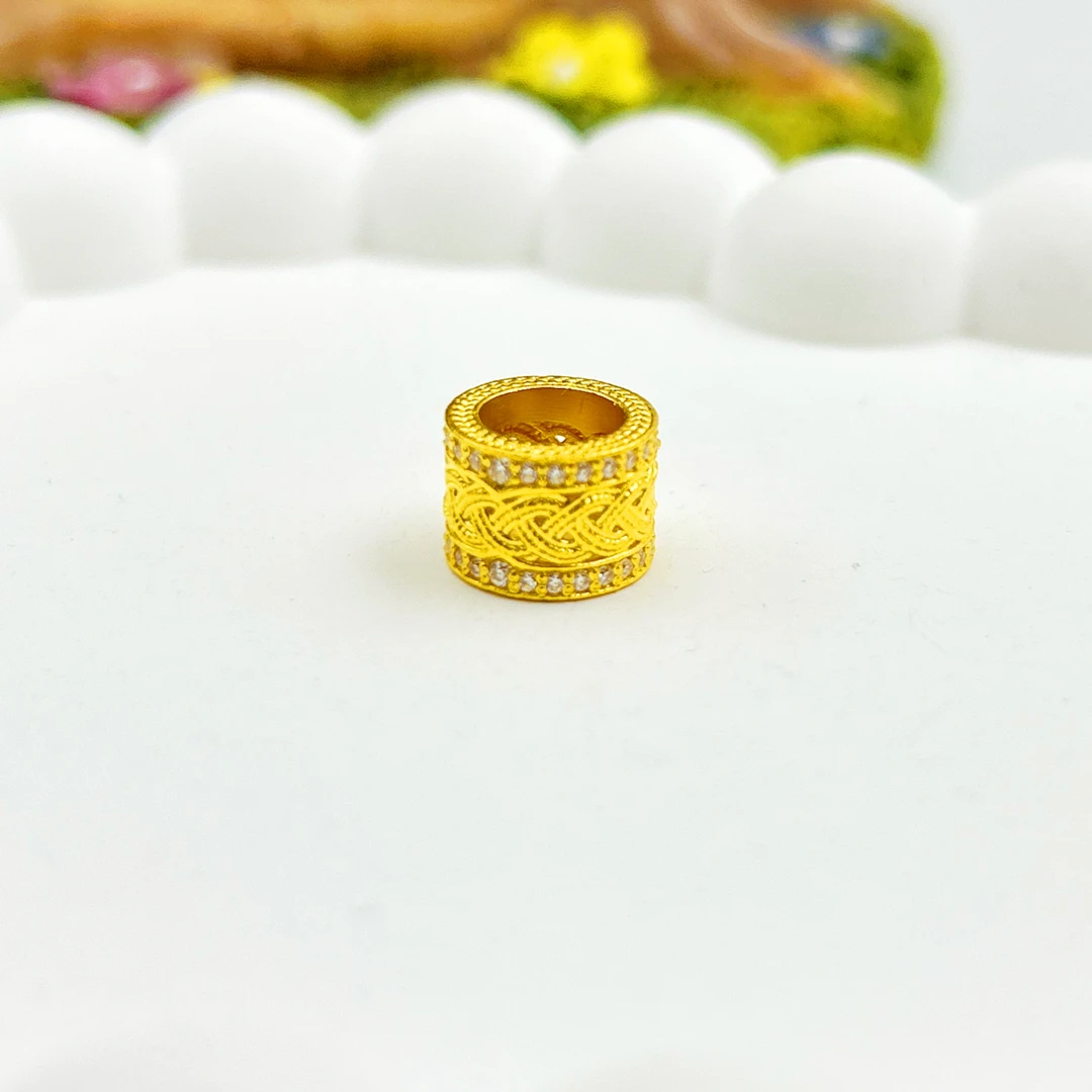 足金999 镶嵌  麦穗路路通 风雨桥吊坠  按克卖