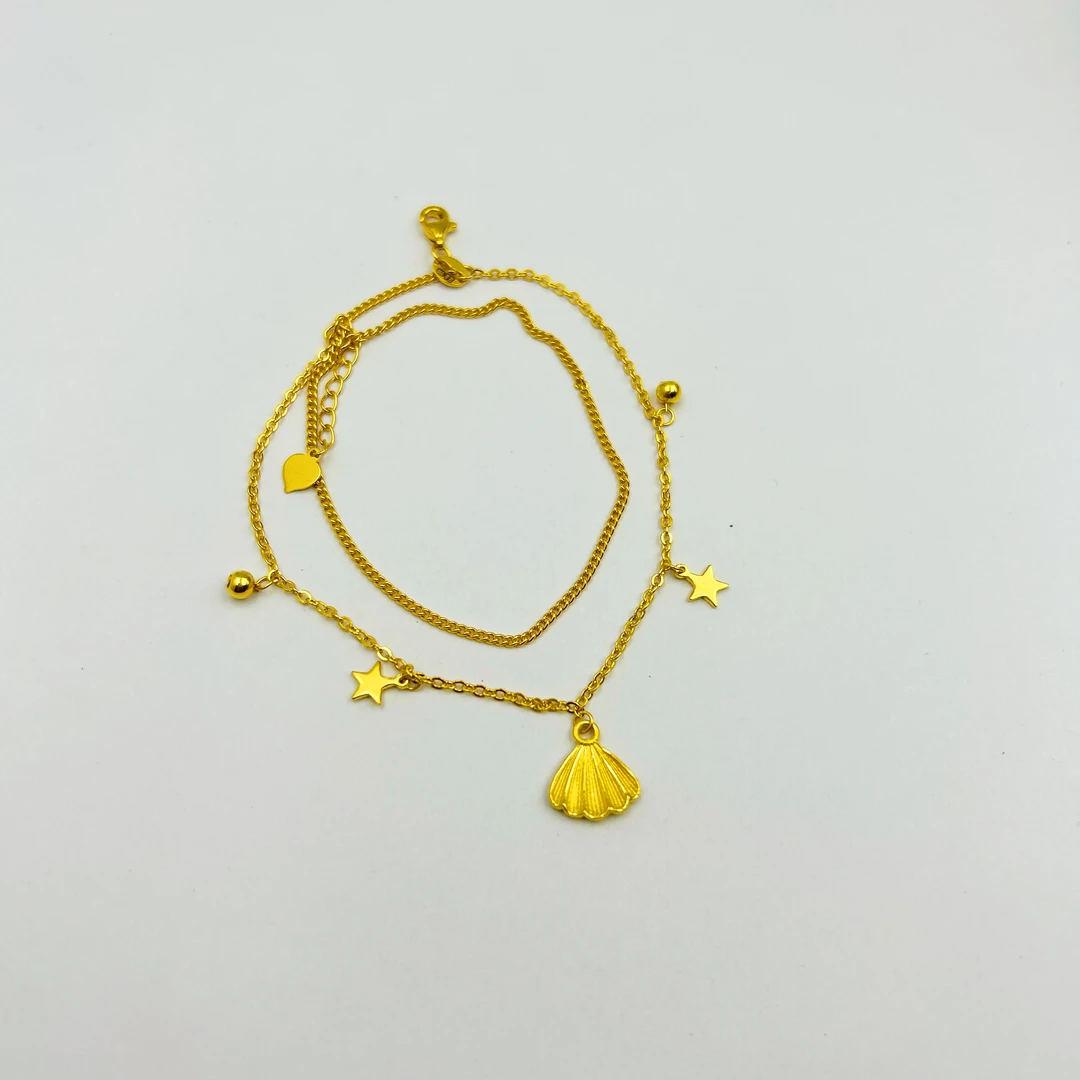 足金999 贝壳手链 时尚百搭5G工艺黄金首饰 按克卖