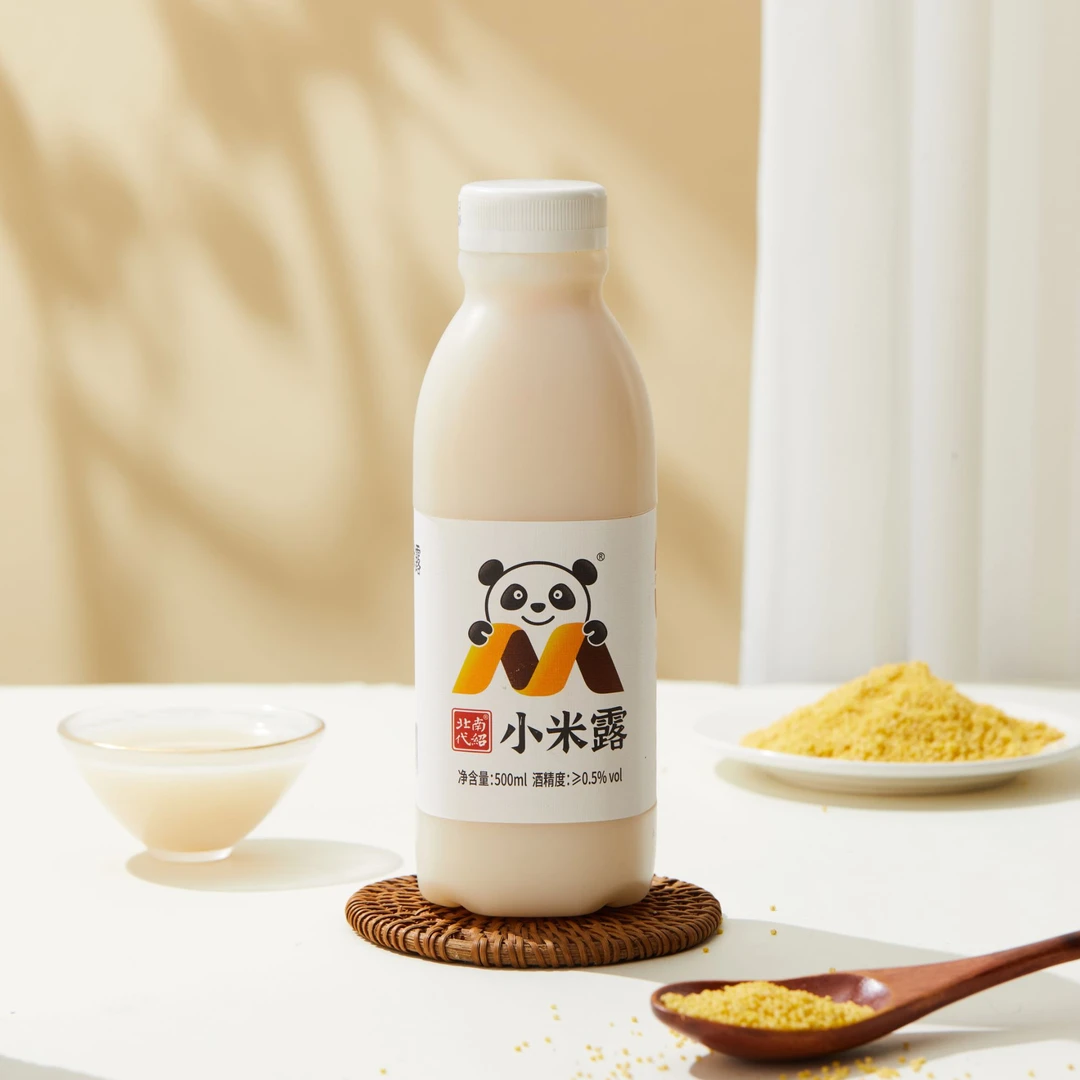 南绍北代0.5度小米米露发酵米酒微醺米酒低度酒500ml