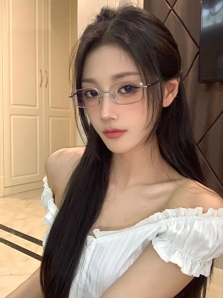 复古方框网红金丝银边高颜值素颜眼镜框专业近视散光防蓝光平光镜