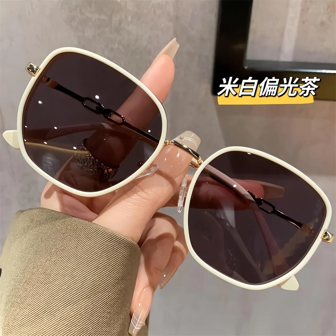 网红潮流街拍防晒墨镜女大脸显小时尚百搭遮阳防紫外线偏光太阳镜