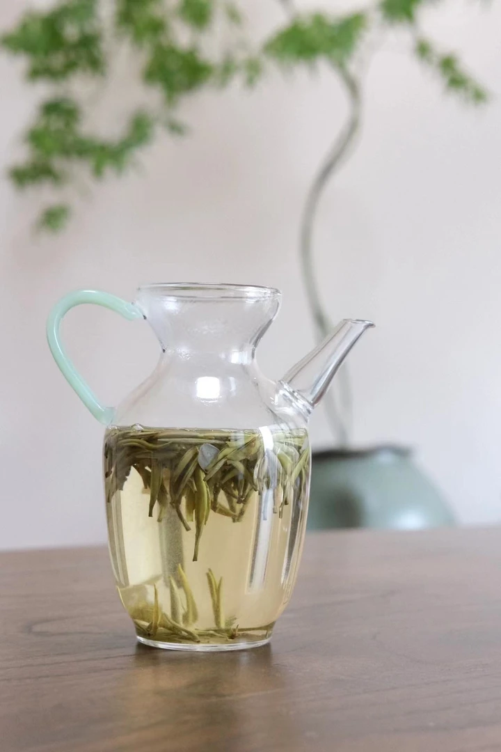 仿宋执壶玉柄带过滤泡茶器