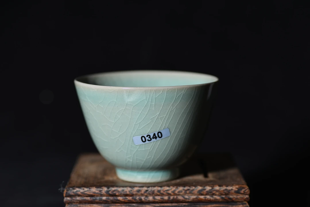 340清凉寺仿古釉手拉坯主人杯