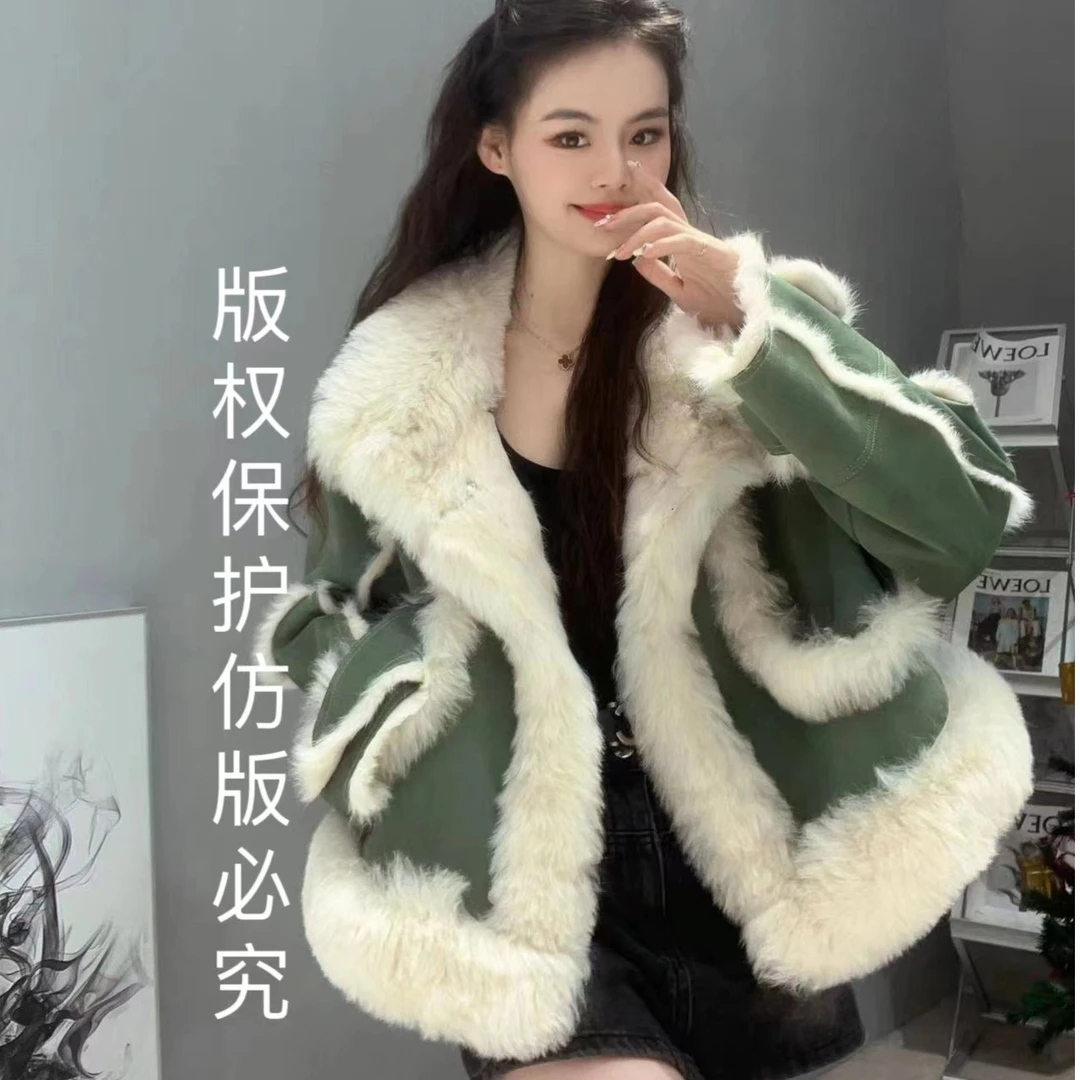 KL/蔻吕-B0397莎莎-精选（小作精）羊皮毛+兔皮毛一体