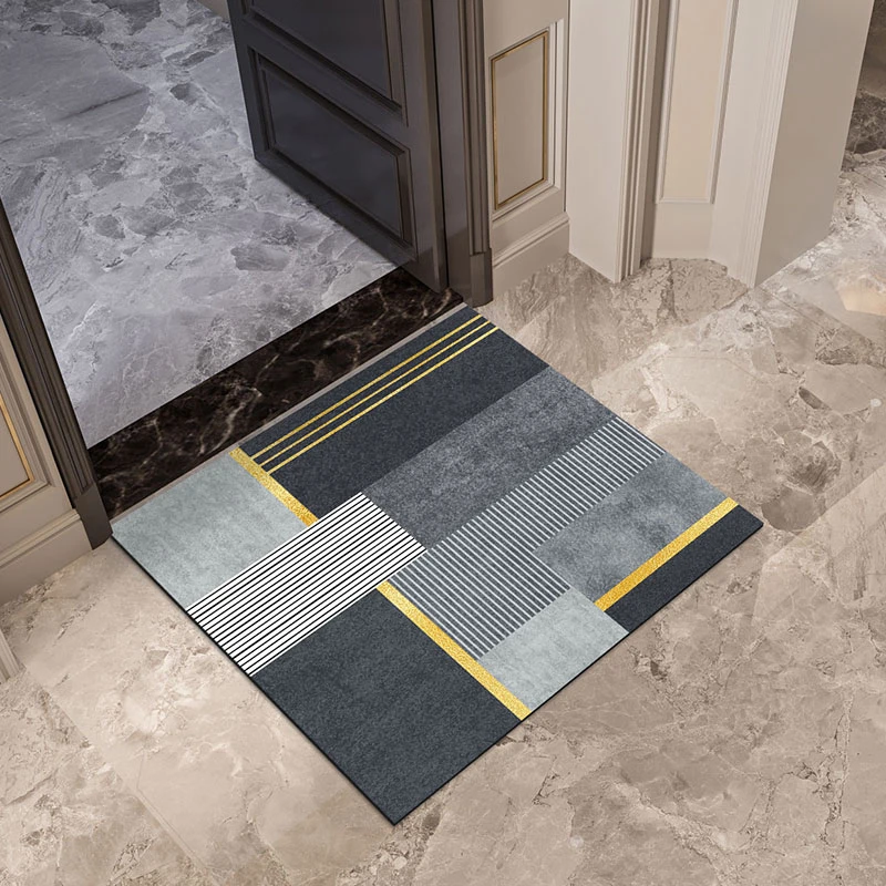 【硅藻泥】【正方形】地垫门垫吸水脚垫家用防滑地垫吸水防滑垫简约