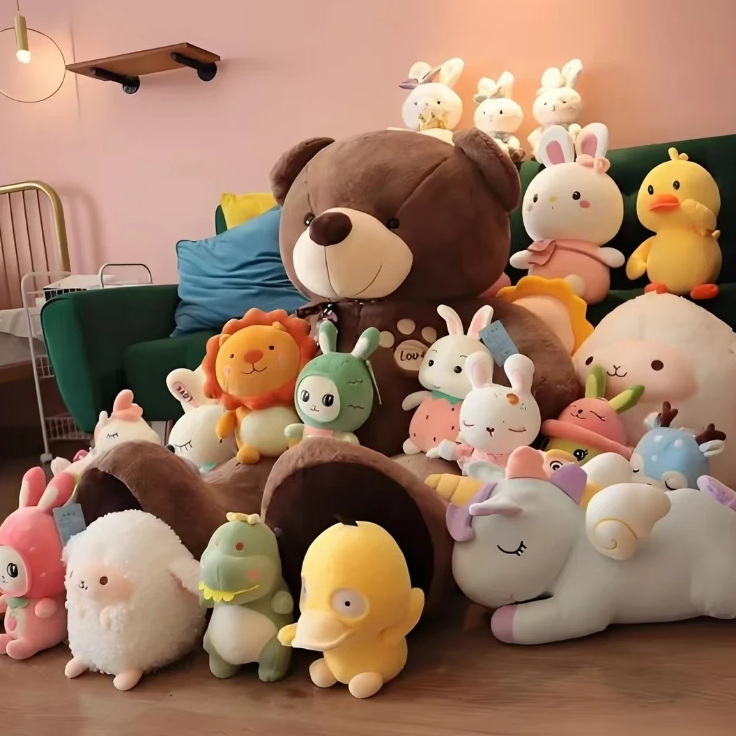 丫丫毛绒玩具(主播叫号去拍 ）满19包邮   下单默认浮灰  介意勿拍