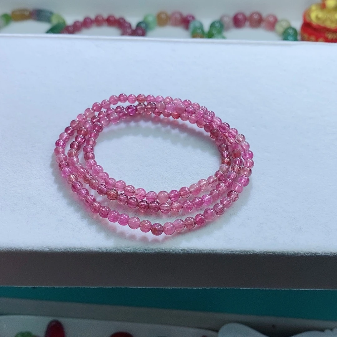 碧玺手链未镶嵌4mm左右