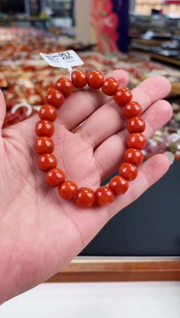 【闪购商品】南红玛瑙瓦西老型手串11+未镶嵌一个/条