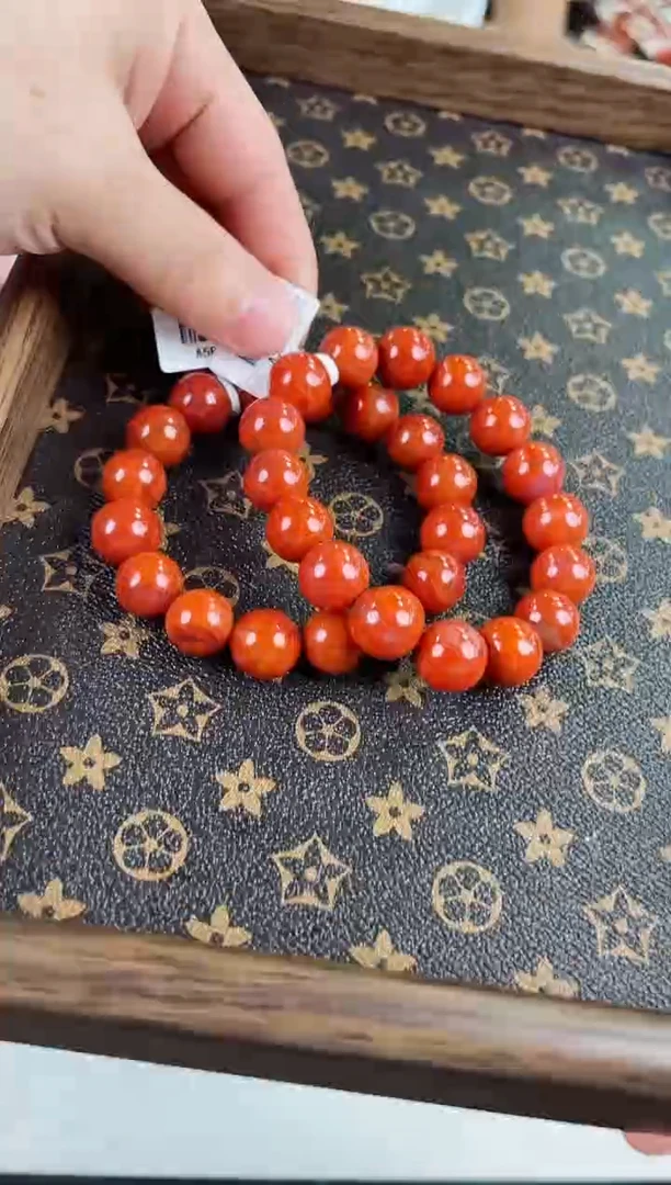 【闪购商品】南红玛瑙瓦西手串13+未镶嵌一个/条【多样式发其一】
