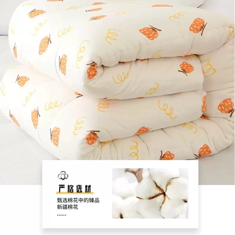 纯手工棉花被单人被双人被新疆棉花加厚棉花被子秋冬被