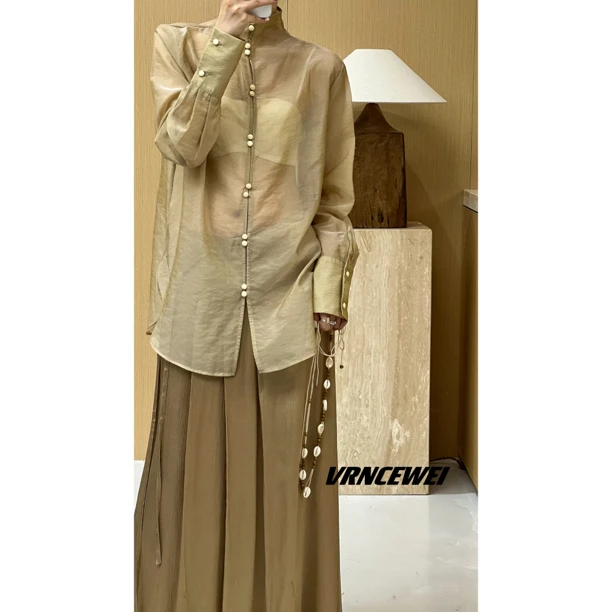 VRNCE （657Rcs163#）设计感气质衬衫