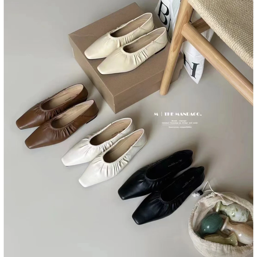 福秒 两穿～褶褶单鞋（XZL777#）爱唯依