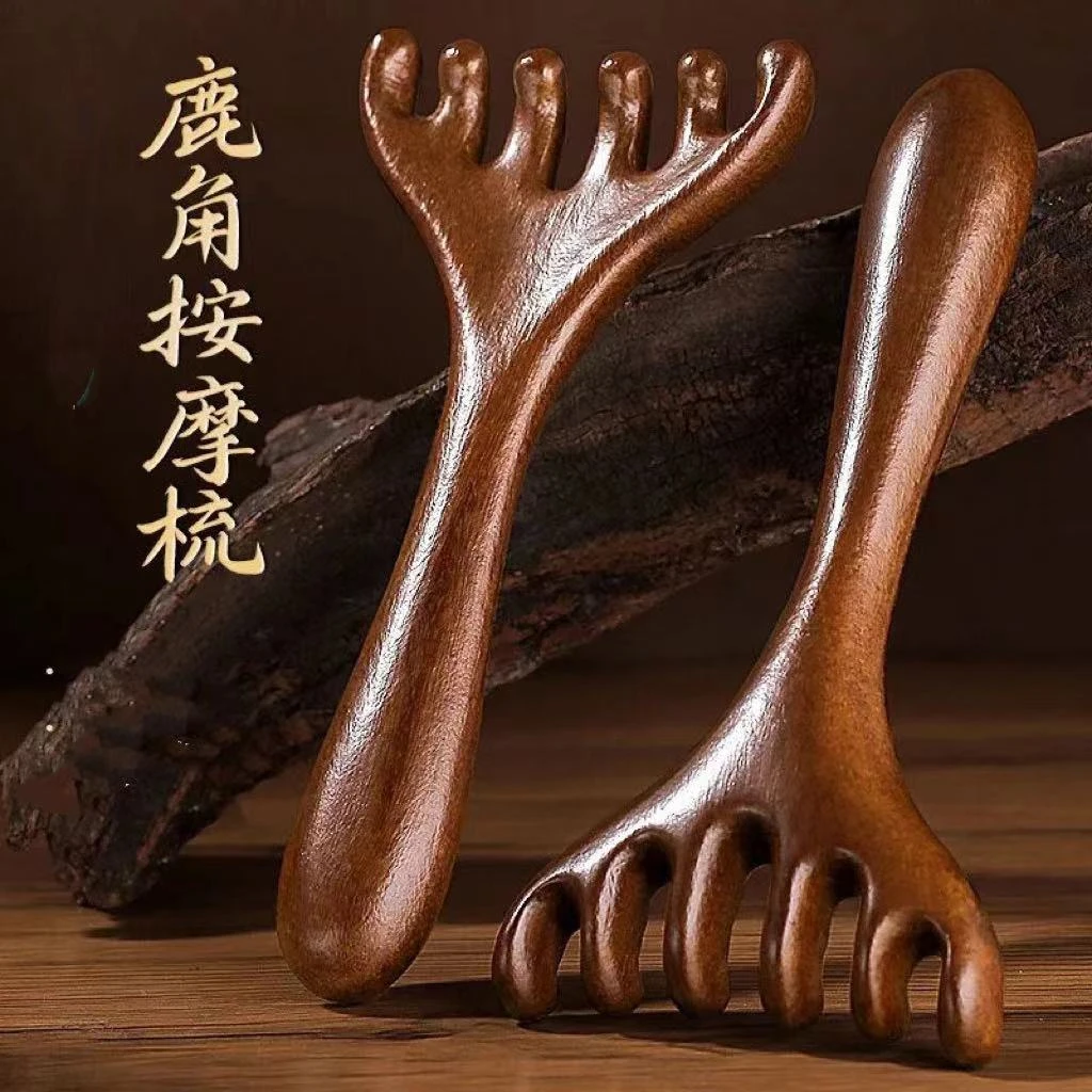 新升级六爪头部按摩梳子鼻子放松通用养生工具