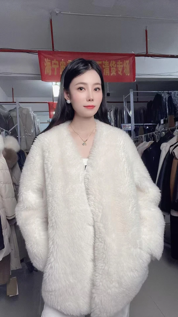 美尚11697海宁高端简约百搭时尚外套【时尚轻语】