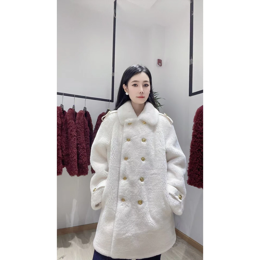 【高端】1775秋冬新款气质复古时尚百搭加厚冬季外套