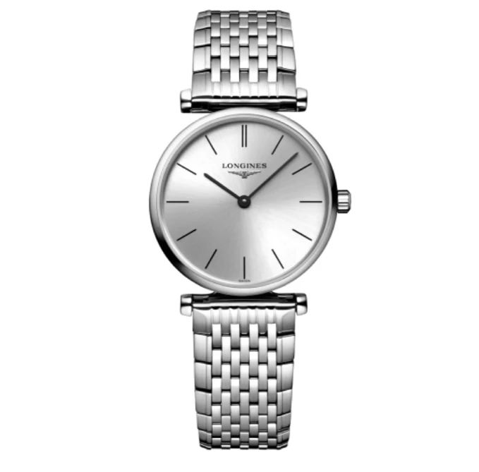 99新 Longines/浪琴 嘉岚系列石英机芯精钢 24盘 /公价9300 HZ