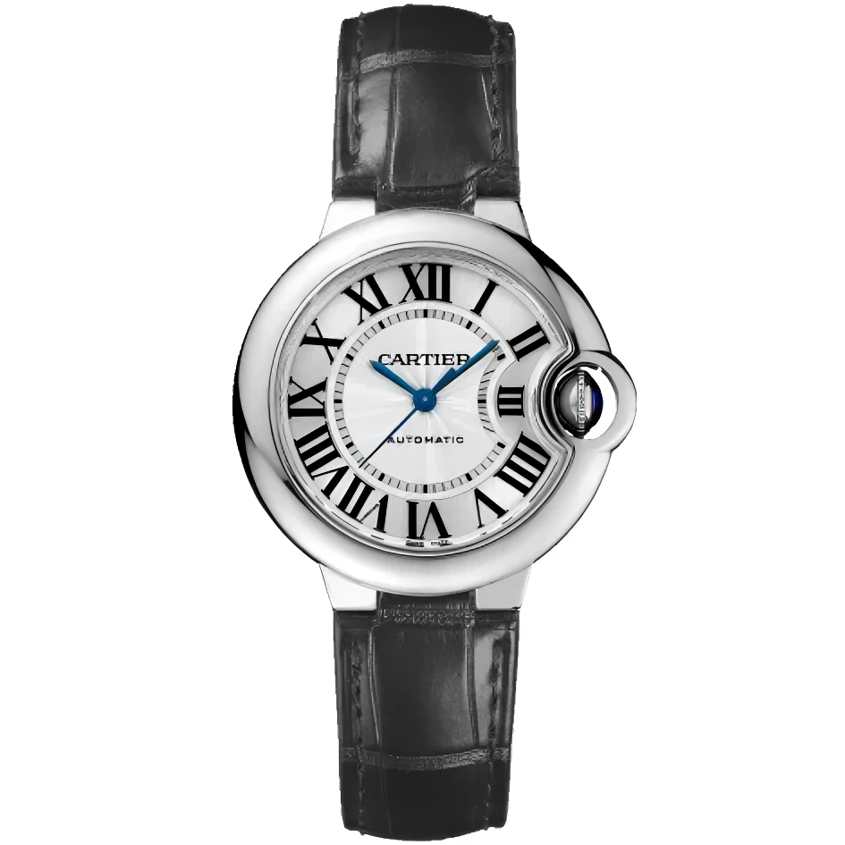 99新 Cartier/卡地亚 蓝气球原盘精钢机械33盘gc