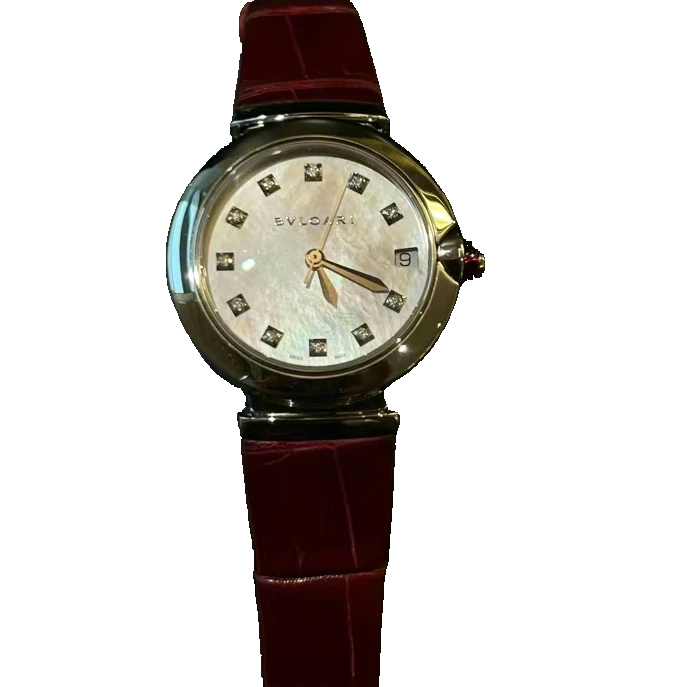 95新 BVLGARI/宝格丽 LVCEA系列 精钢33毫米原盘原钻tw