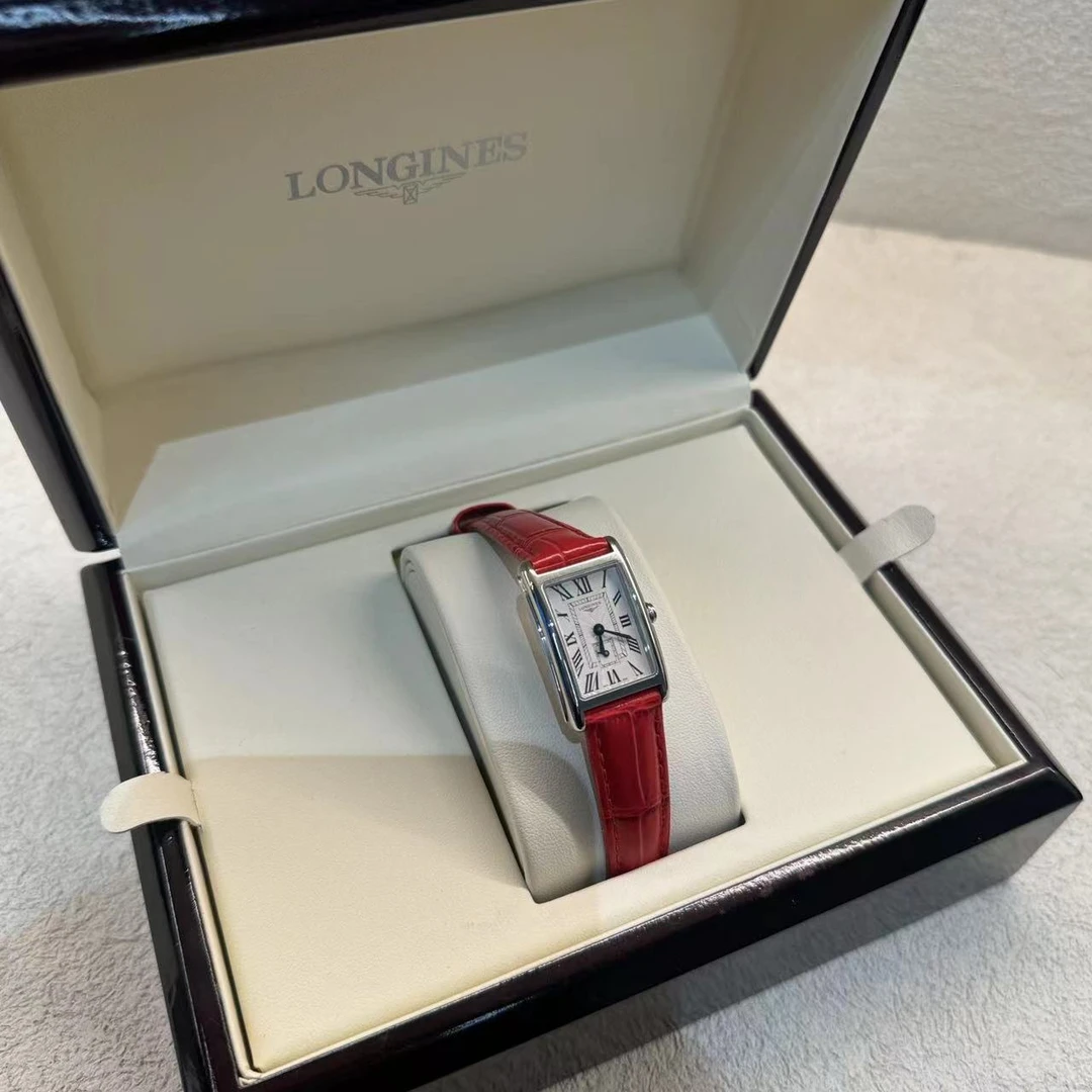 95新 Longines/浪琴 黛绰维纳三针罗马盘面中古女表21盘16腕周pt