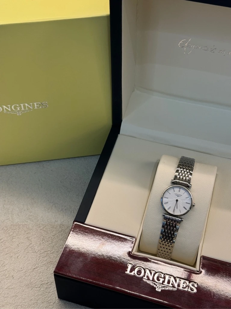 95新 Longines/浪琴 嘉岚罗马刻放射小盘优雅中古女表24盘15腕周