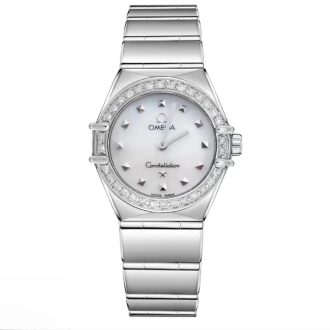 99新 Omega/欧米茄 欧米茄星座22盘 银针贝母盘原盘原钻 石英lf
