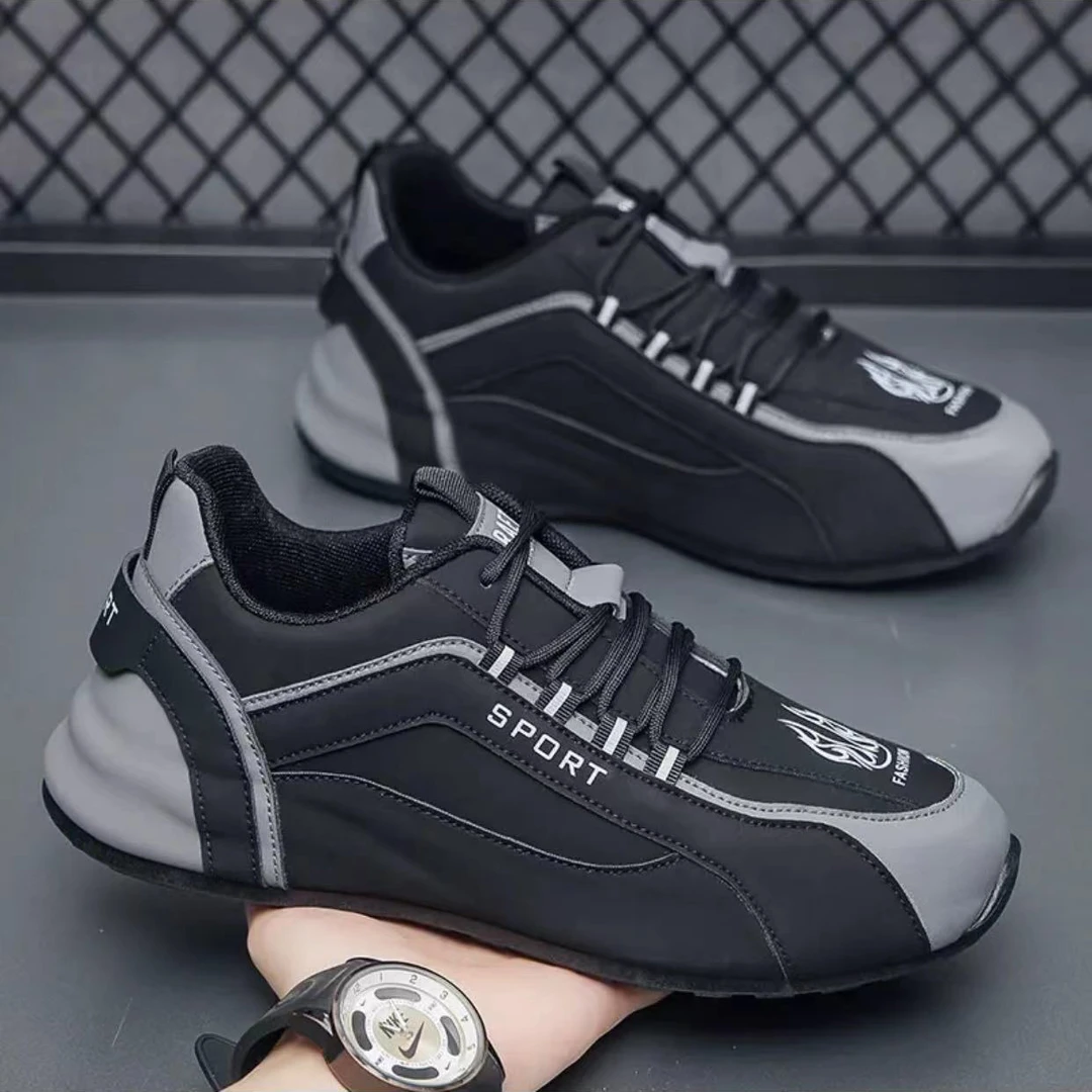 男鞋2024新款包底运动鞋ins潮流老爹鞋百搭休闲跑步鞋H689