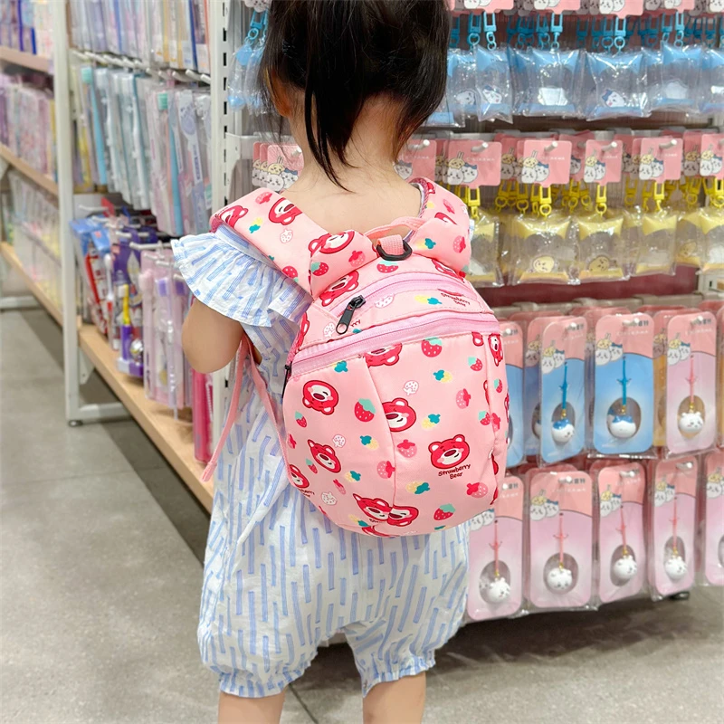 女童小背包宝宝新款幼儿书包拜年防走失双肩包一岁两岁可爱卡通包