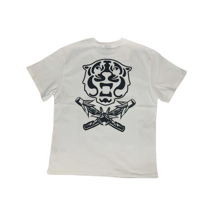 BRIAN ENO【断码福利】 TE131 虎头竹节纯棉印花圆领