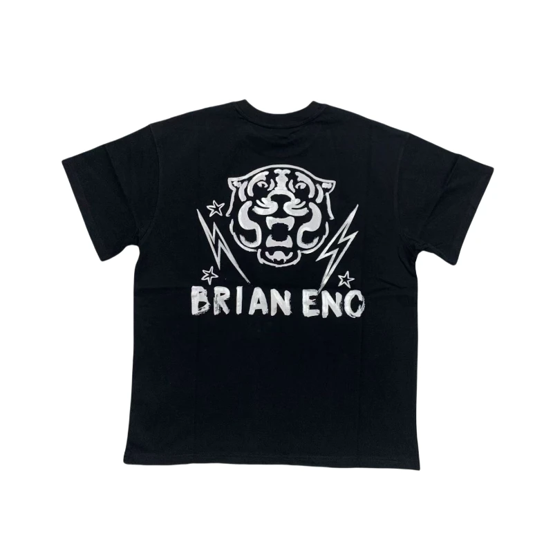 BRIAN ENO  【断码福利】TE229  300g克重 宽松版T恤纯棉印花圆领