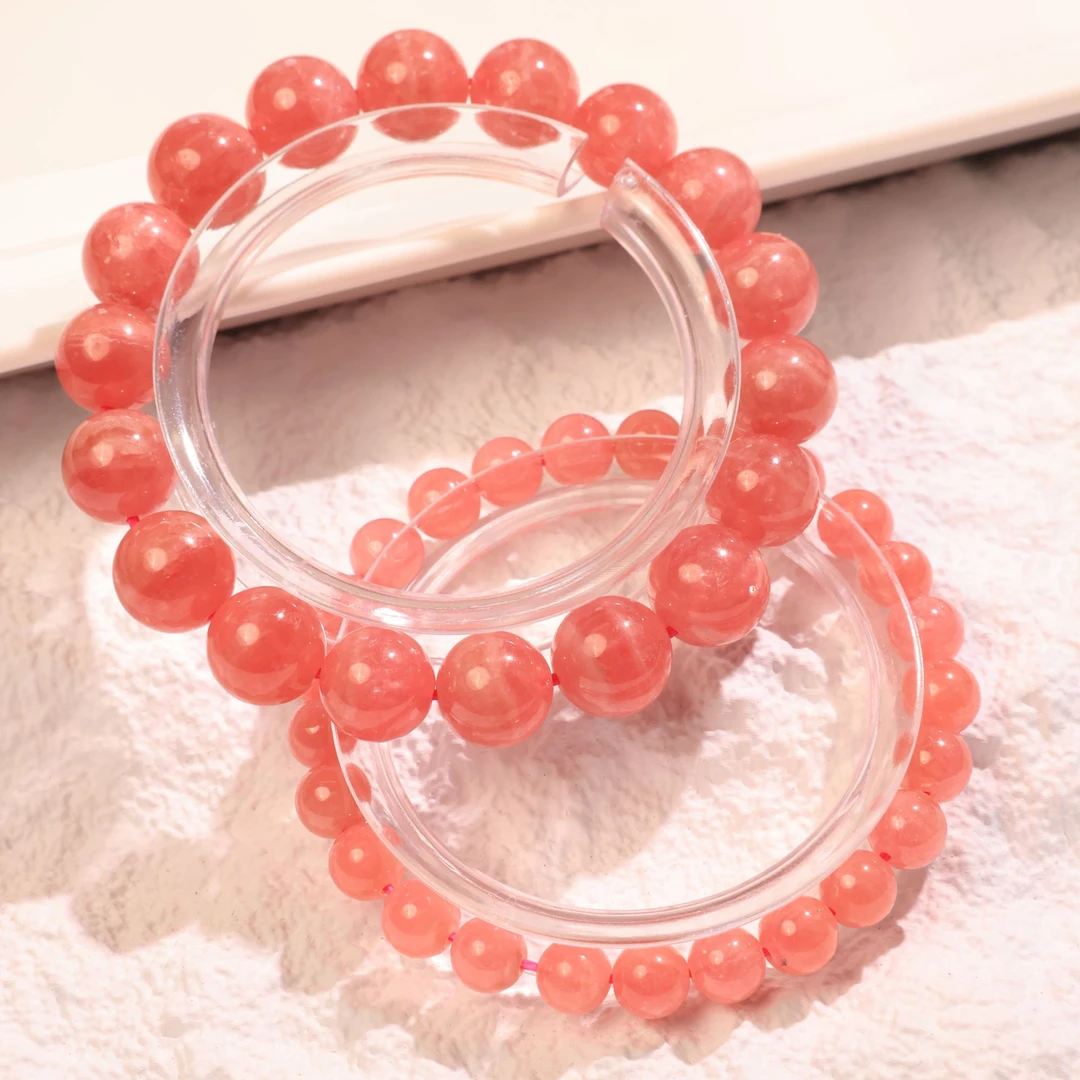 莫小奇严选-玉化红纹石手链（多样性发其一）