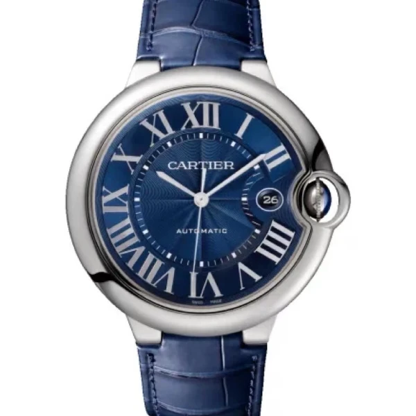 95新 Cartier/卡地亚 曹爽/蓝气球蓝盘/42mm/19年全套