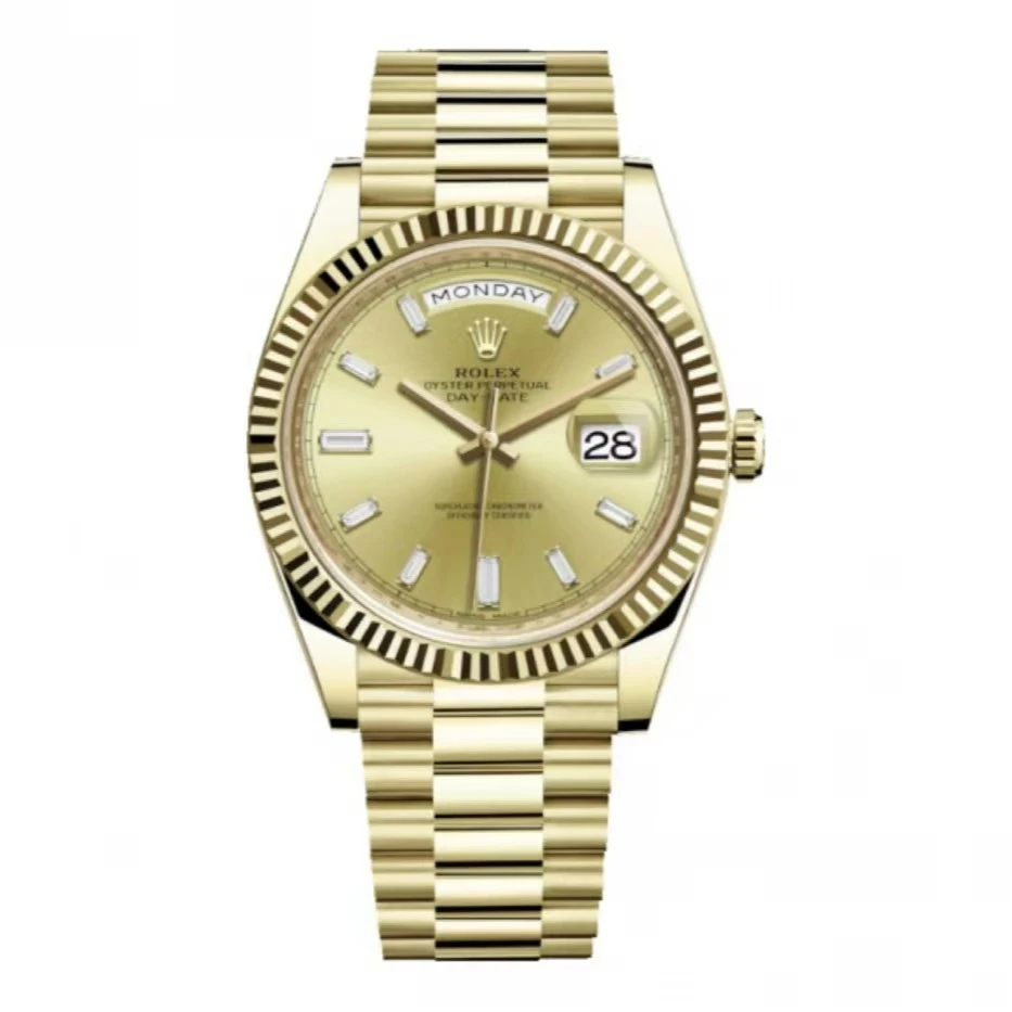 99新 Rolex/劳力士 哈馆/劳力士/星期黄冰糖228238/40mm/17年全套