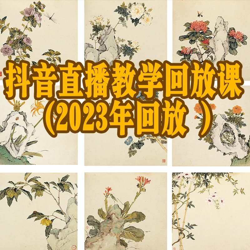 善墨书画2023年抖音直播教学回放课程
