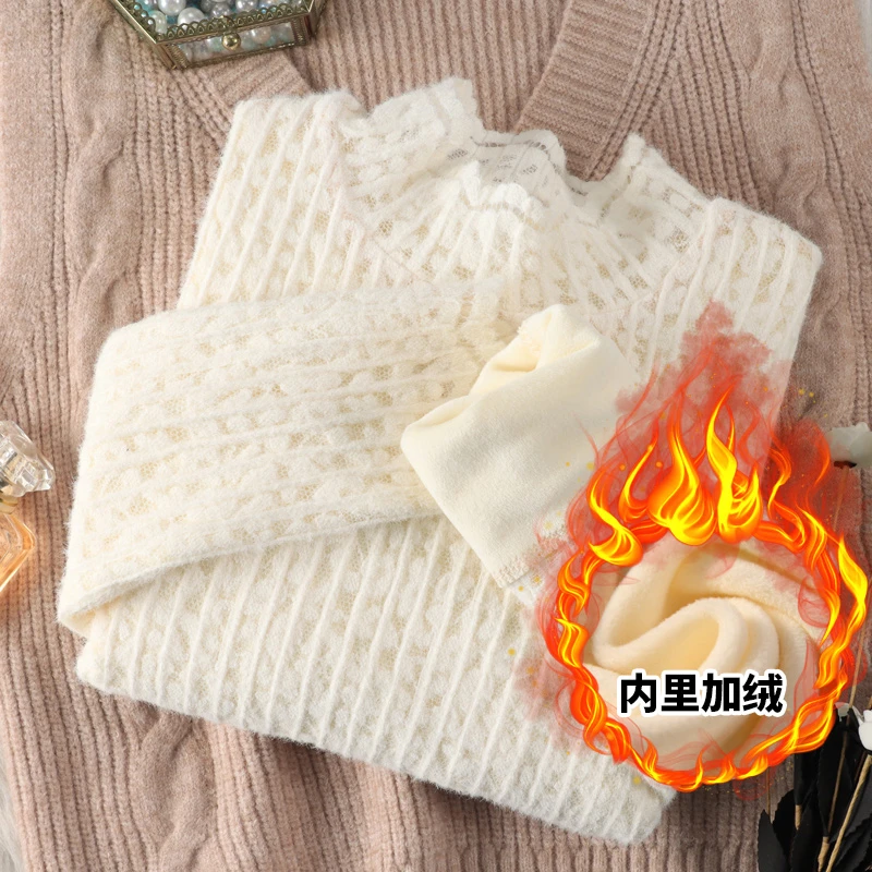 秋冬新款叠穿蕾丝打底衫长袖洋气时尚上衣修身显瘦保暖半高领小衫