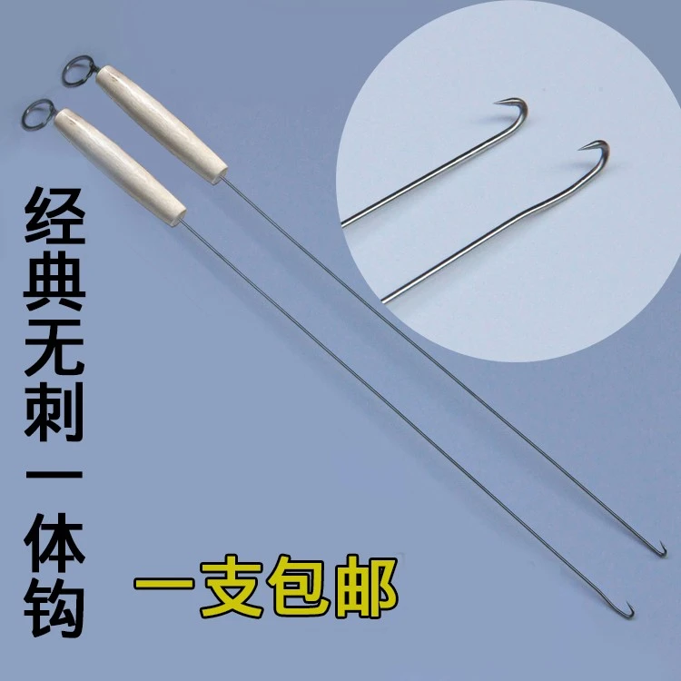 黄鳝钩自动有倒刺钓黄鳝钩引钩引条鳝鱼钩高岸钓黄鳝钩黄鳝勾钓具