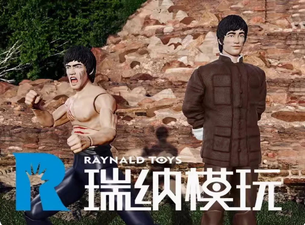 现货 S7 SUPER7 1/12 李小龙终极系列第2波 斗士 竞争者 可动人偶