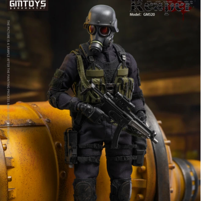现货 Gmtoys 1/12 生化危机 死神 Hunk 汉克 6英寸 布衣可动人偶