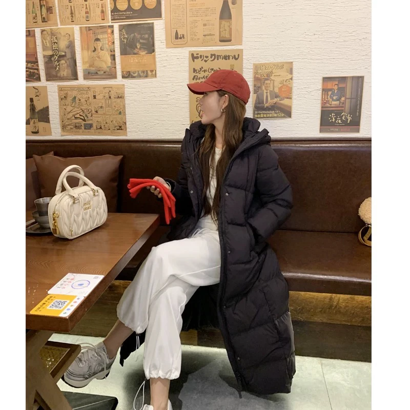 95白鸭绒服 大被子款 情侣加长加厚男女同款