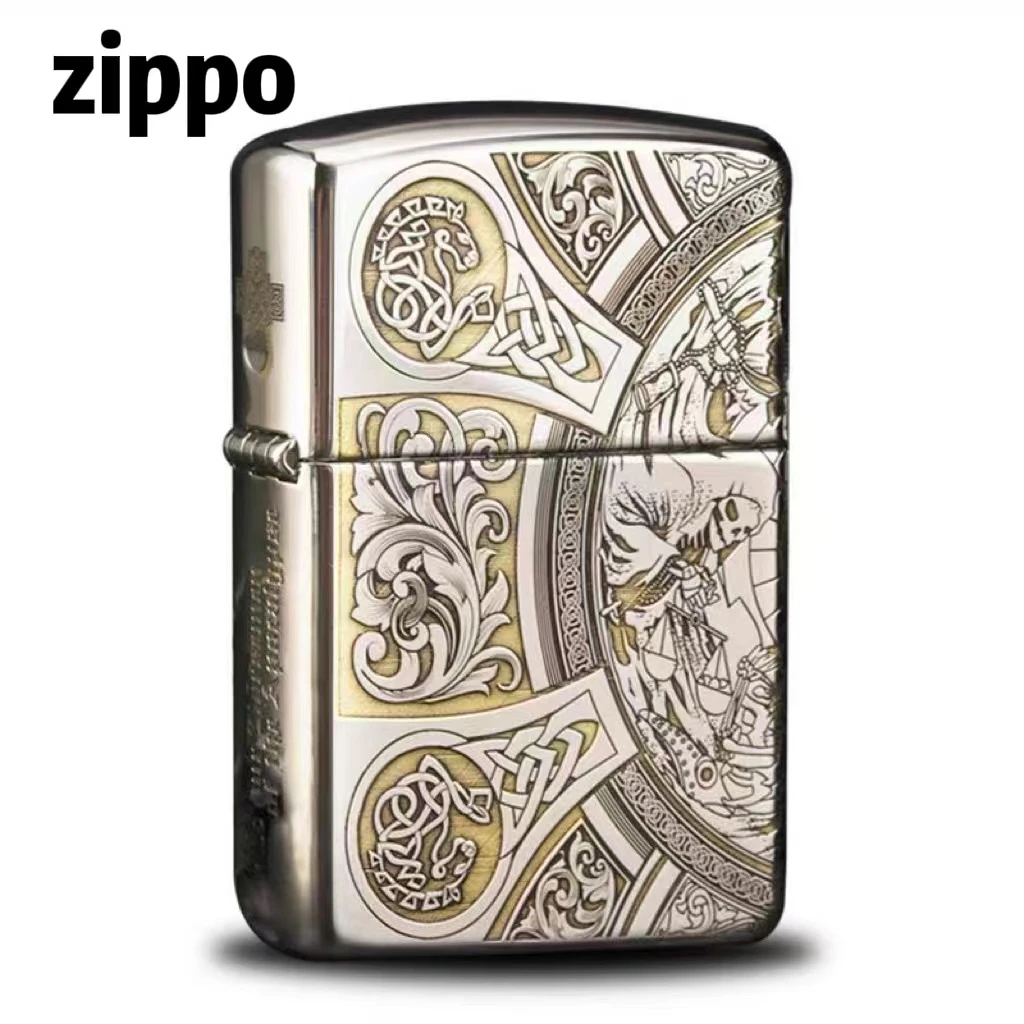 ZIPPO/之宝打火机正版精雕金冰双色天启四骑士 XBL-DYJ1