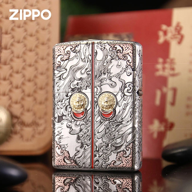 ZIPPO/之宝打火机【同城优选】正版 限量999台金箔门神送礼DY9802JY