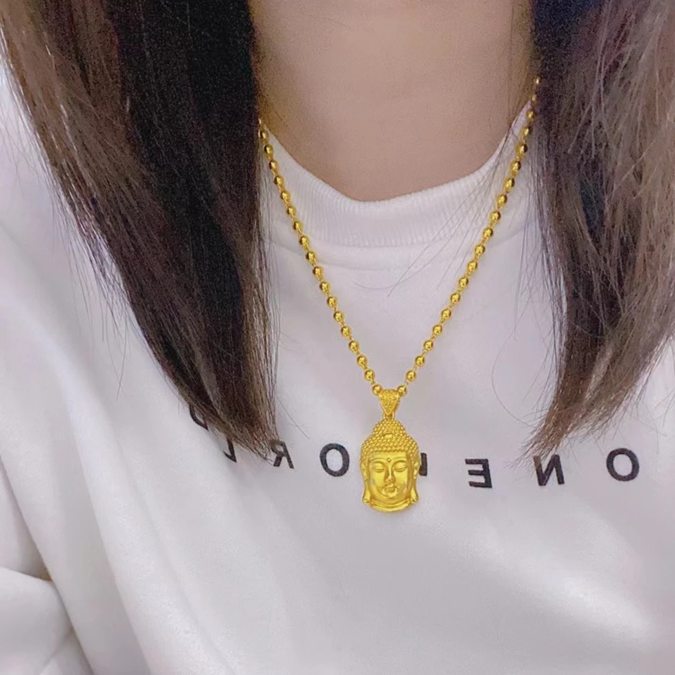 铜合金项链 【铜合金】轻奢百搭（光珠链+佛头）