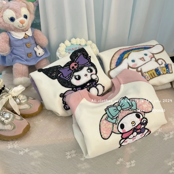 【黛拉】52186秋款女童三丽鸥系列卫衣