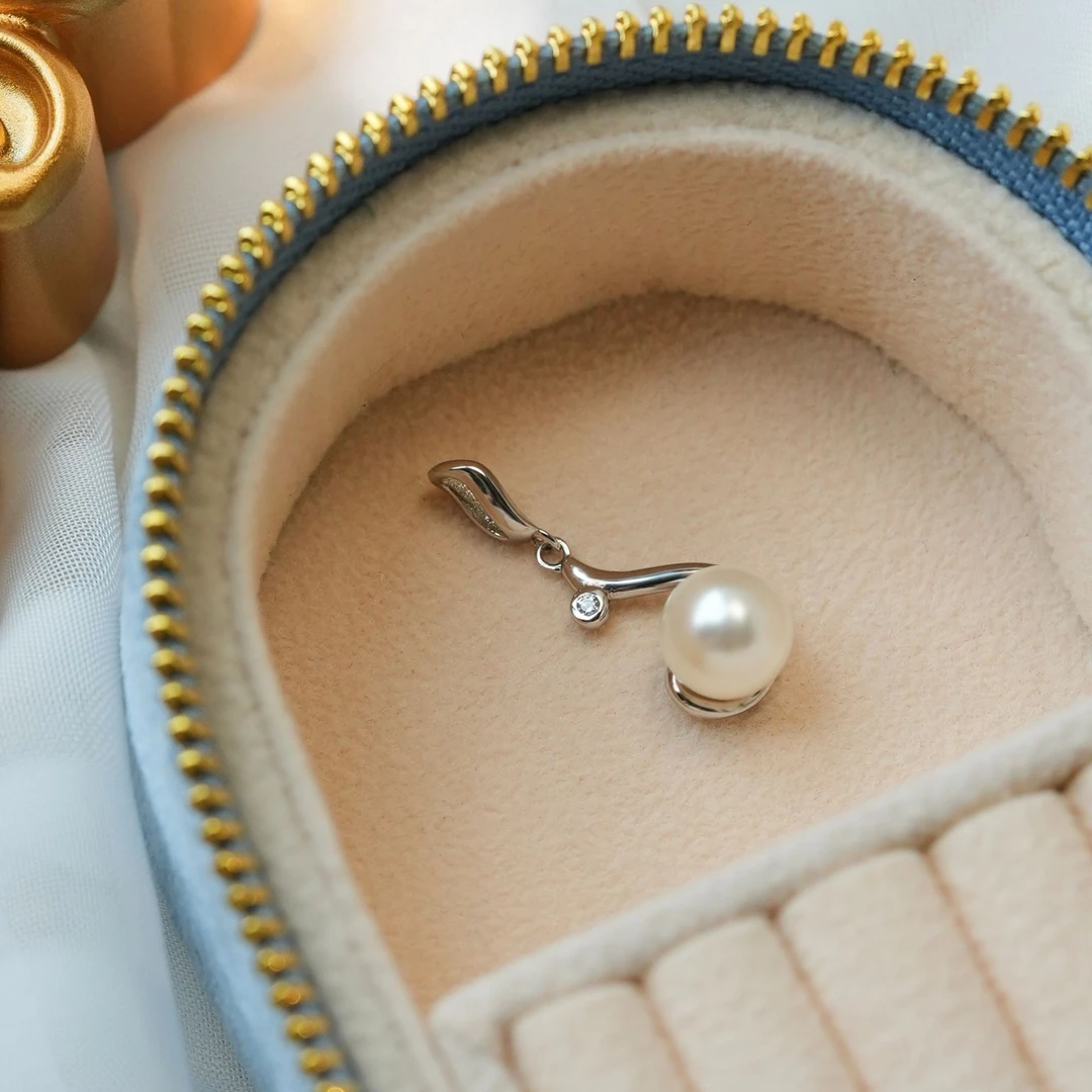 吊坠925银 清新优雅邂逅吊坠设计感清新潮流百搭时尚小众个性坠子