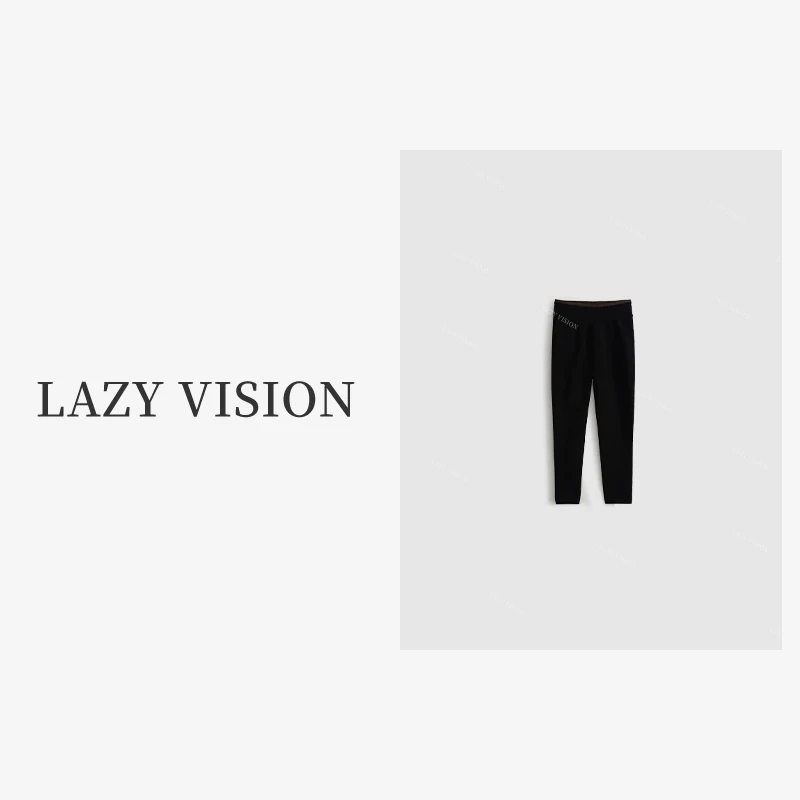 LAZYVISION聚热保暖加绒收腹压力打底裤ZMD-22658+ZMD-34070