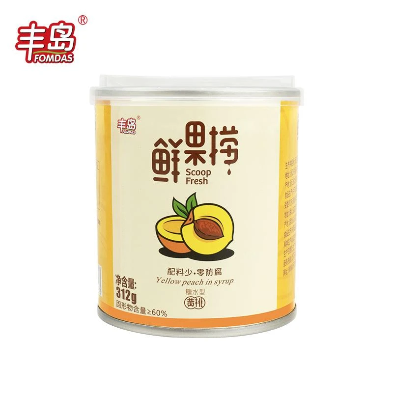 丰岛鲜果捞零食糖水新鲜水果黄桃罐头罐整即食笋0g