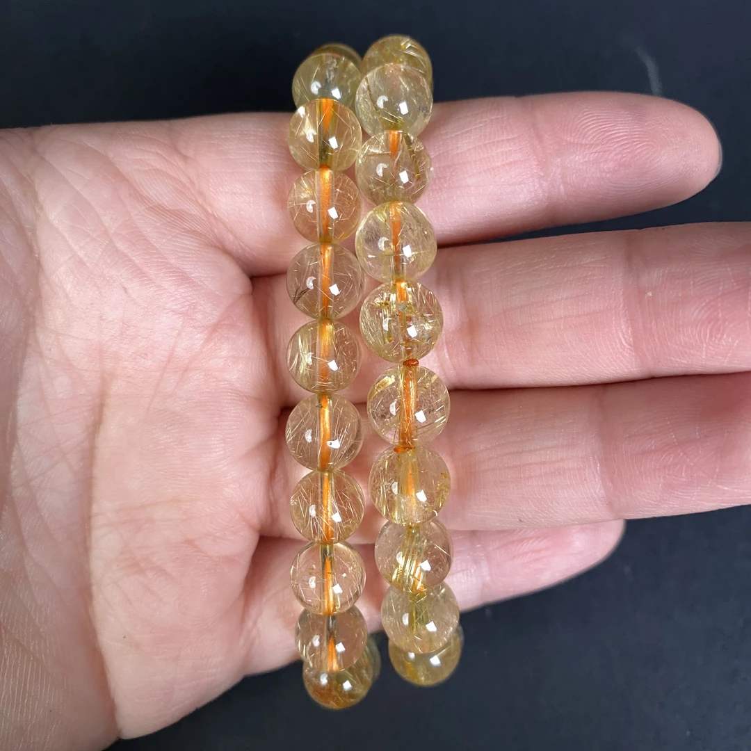 B净体发晶手串S246多样性发其一
